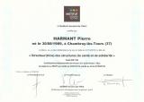 Aperçu d'un diplôme supérieur de Pierre Harmant